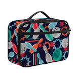 Watercolor Bowling Theme Pattern Print Portable Lunch Bag