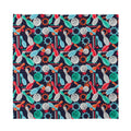 Watercolor Bowling Theme Pattern Print Silk Bandana