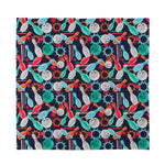 Watercolor Bowling Theme Pattern Print Silk Bandana