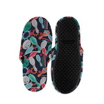 Watercolor Bowling Theme Pattern Print Slippers