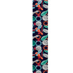 Watercolor Bowling Theme Pattern Print Table Runner