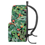 Watercolor Cactus Plant Print Backpack