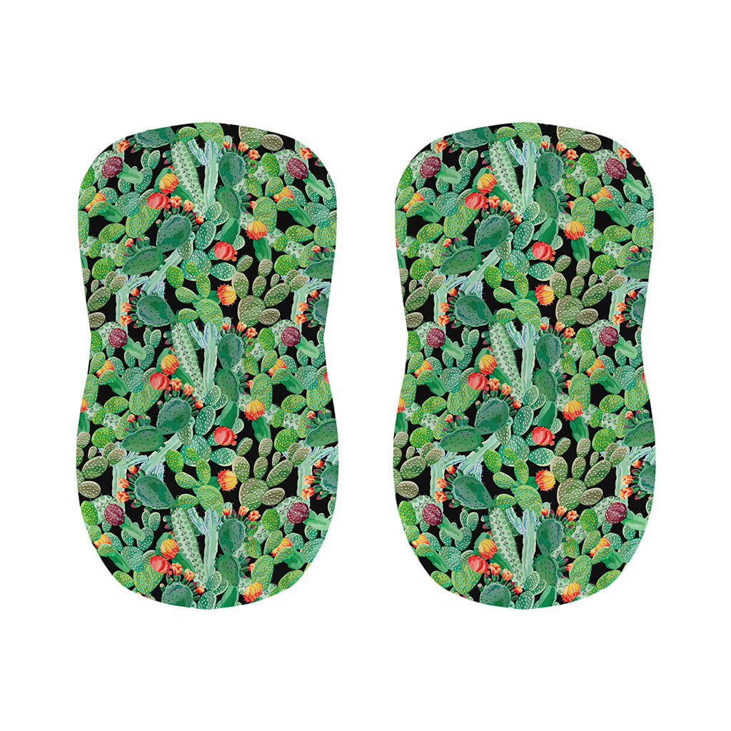 Watercolor Cactus Plant Print Bar Stool Covers