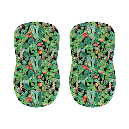 Watercolor Cactus Plant Print Bar Stool Covers