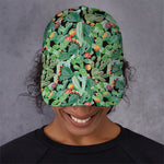 Watercolor Cactus Plant Print Baseball Cap