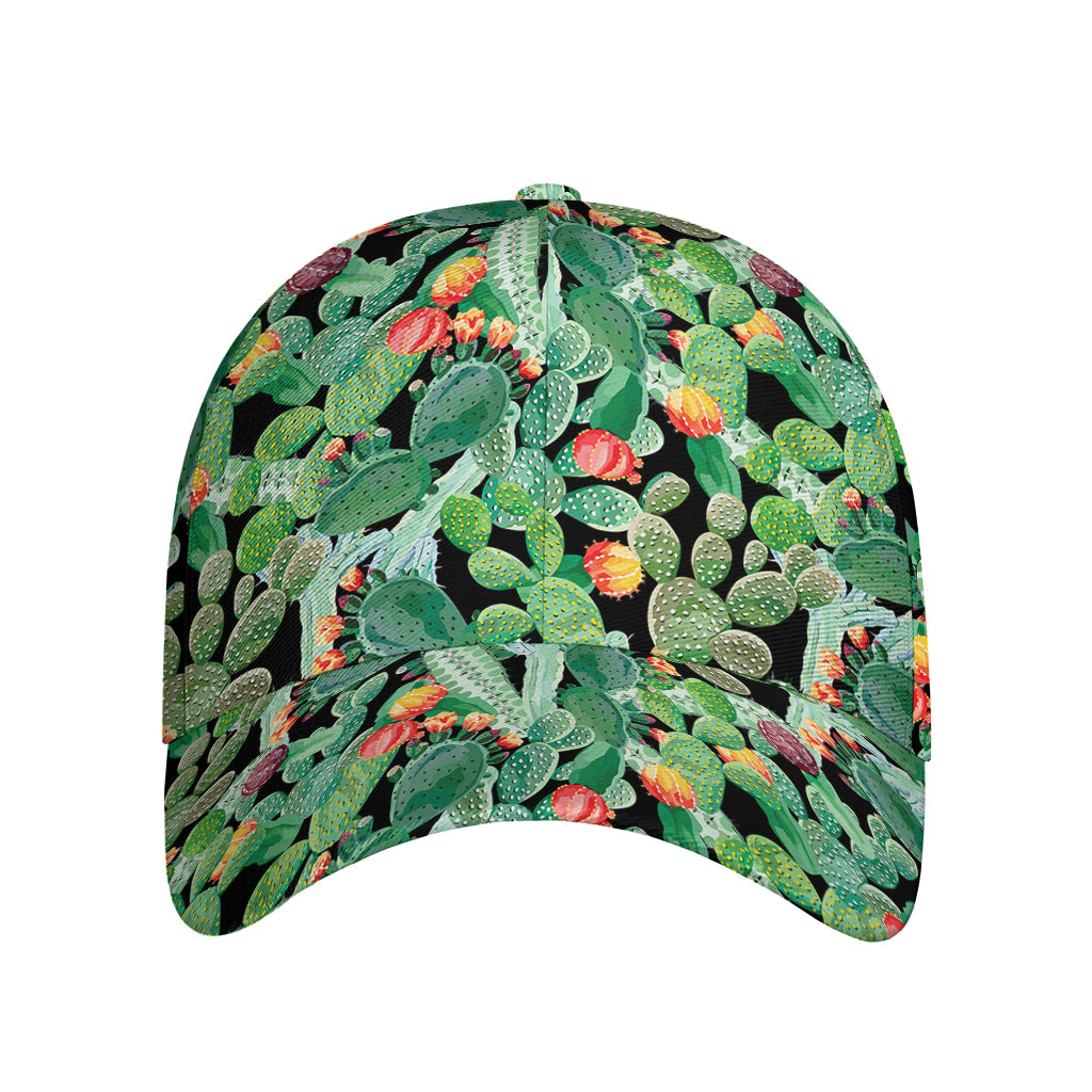 Watercolor Cactus Plant Print Baseball Cap