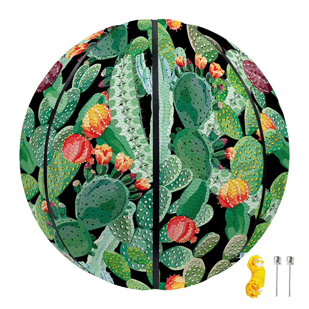 Watercolor Cactus Plant Print Basketball