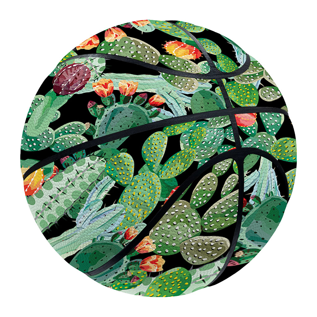 Watercolor Cactus Plant Print Basketball