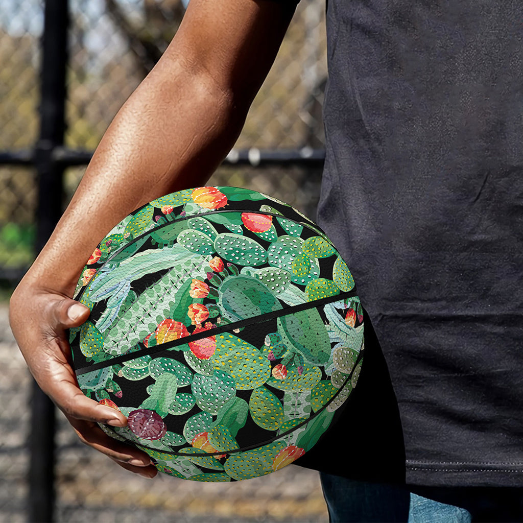 Watercolor Cactus Plant Print Basketball