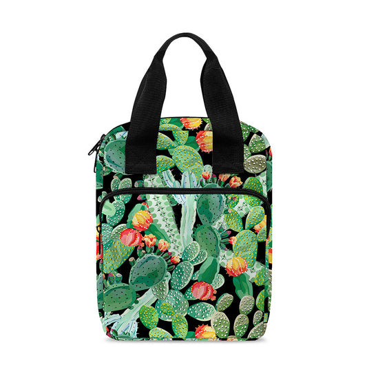 Watercolor Cactus Plant Print Bible Tote Bag