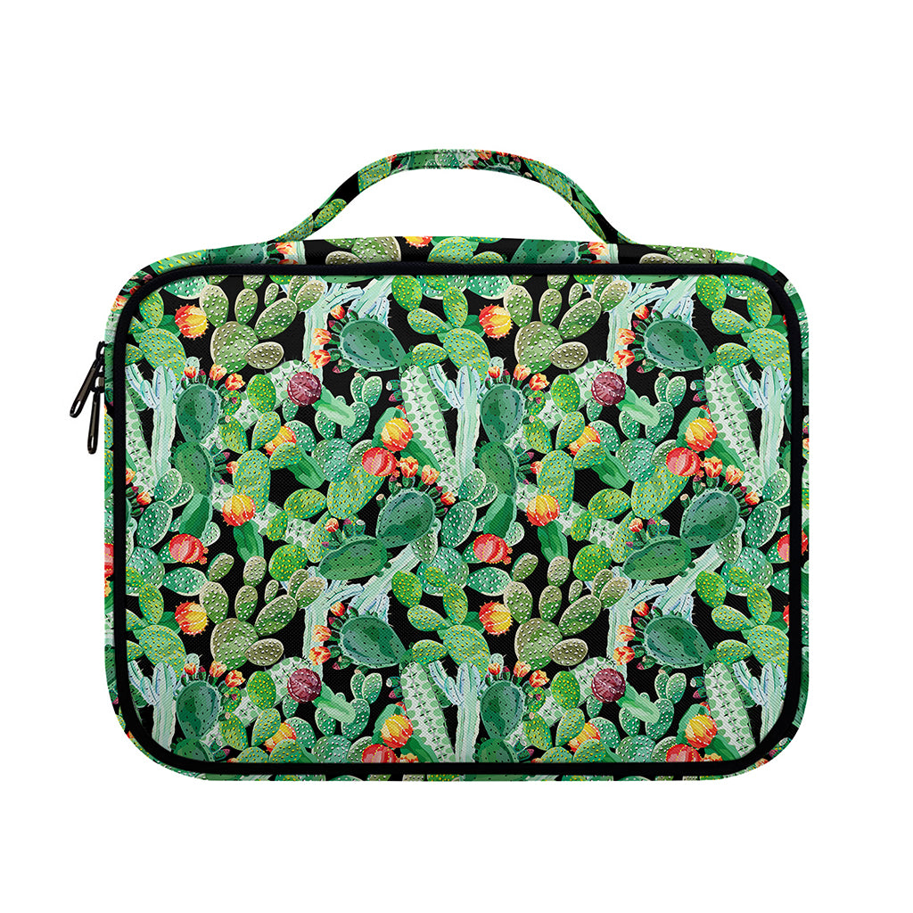Watercolor Cactus Plant Print Briefcase Bible Bag