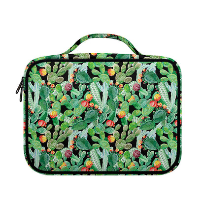 Watercolor Cactus Plant Print Briefcase Bible Bag