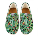 Watercolor Cactus Plant Print Casual Shoes
