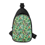 Watercolor Cactus Plant Print Chest Bag