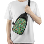 Watercolor Cactus Plant Print Chest Bag