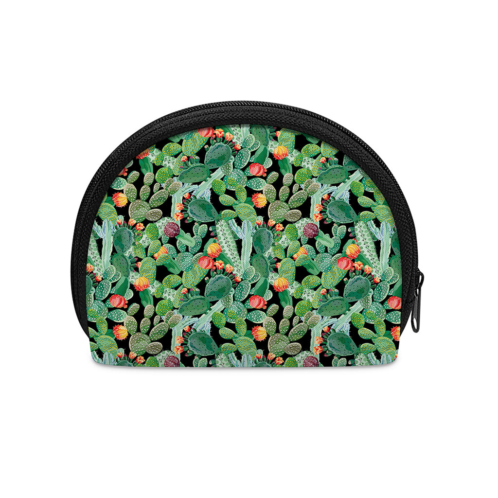 Watercolor Cactus Plant Print Coin Purse