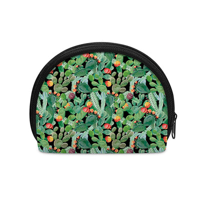 Watercolor Cactus Plant Print Coin Purse