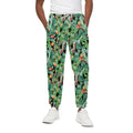 Watercolor Cactus Plant Print Cotton Sweatpants