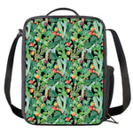 Watercolor Cactus Plant Print Crossbody Lunch Bag