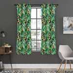 Watercolor Cactus Plant Print Curtain