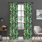 Watercolor Cactus Plant Print Curtain