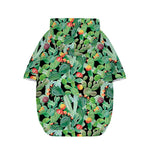 Watercolor Cactus Plant Print Dog Zip Up Hoodie
