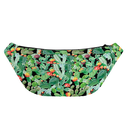 Watercolor Cactus Plant Print Fanny Pack