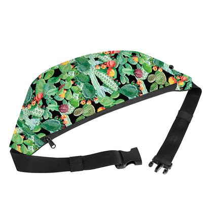 Watercolor Cactus Plant Print Fanny Pack