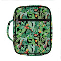 Watercolor Cactus Plant Print Front Pocket Bible Bag