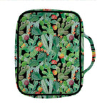 Watercolor Cactus Plant Print Front Pocket Bible Bag
