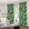 Watercolor Cactus Plant Print Grommet Curtains