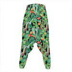 Watercolor Cactus Plant Print Hammer Pants