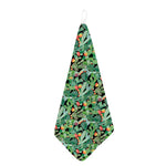 Watercolor Cactus Plant Print Hand Towel