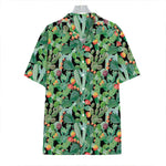 Watercolor Cactus Plant Print Hawaiian Shirt