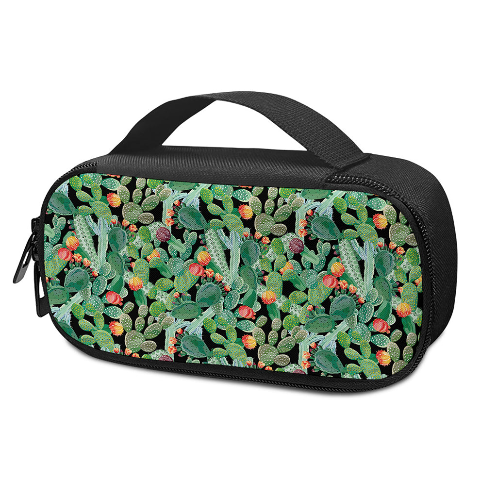 Watercolor Cactus Plant Print Insulin Cooler Travel Case