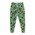 Watercolor Cactus Plant Print Jogger Pants