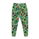 Watercolor Cactus Plant Print Jogger Pants