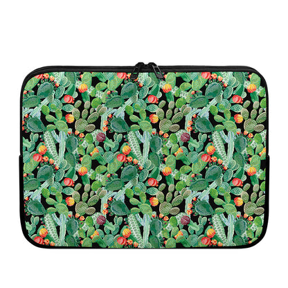 Watercolor Cactus Plant Print Laptop Sleeve