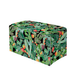 Watercolor Cactus Plant Print Leather Tissue Box Cover