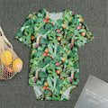Watercolor Cactus Plant Print Men's Bodysuit