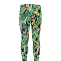 Watercolor Cactus Plant Print Men's Leggings