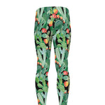 Watercolor Cactus Plant Print Men's leggings