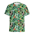 Watercolor Cactus Plant Print Men's Athletic T-Shirt
