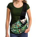 Watercolor Cactus Plant Print Pet Sling Carrier