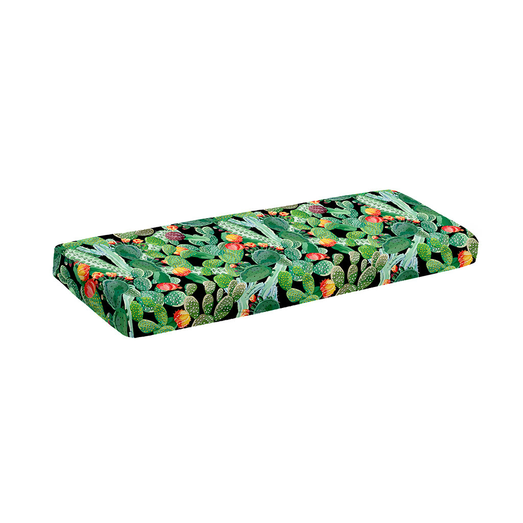 Watercolor Cactus Plant Print Piano Keyboard Cover