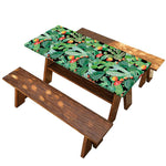 Watercolor Cactus Plant Print Picnic Table Cover