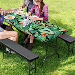Watercolor Cactus Plant Print Picnic Table Cover