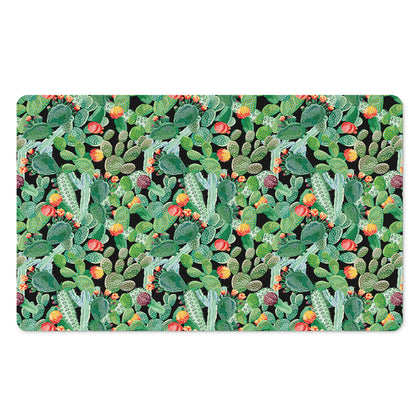 Watercolor Cactus Plant Print Polyester Doormat