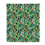 Watercolor Cactus Plant Print Polyester Shower Curtain