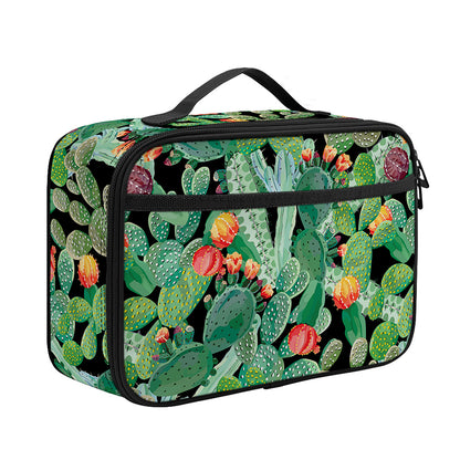 Watercolor Cactus Plant Print Portable Lunch Bag
